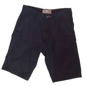 G & M Navy Men’s Flat Front Shorts Size 30